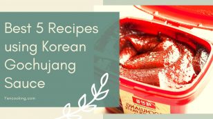 Best 5 Recipes cooking with Korean Gochujang Sauce