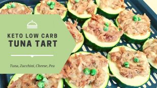 Keto Low Carbs Mini Zucchini Tuna Tarts