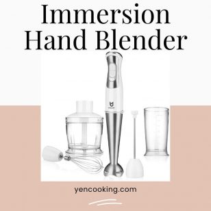 43% Amazon Best Deal Immersion Hand Blender, Utalent 5-in-1 8-Speed Stick Blender with 500ml Food Grinder