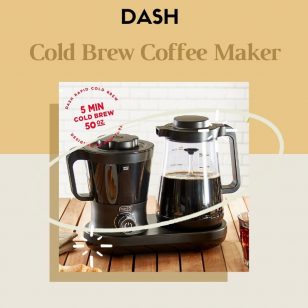 62% off Best deal Dash DCBCM550BK Cold Brew Coffee Maker With Easy Pour Spout