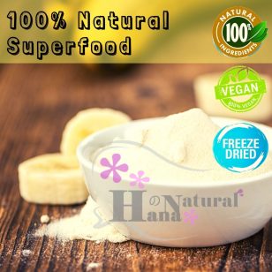 Freeze Dried Banana Powder – Premium Food Grade – Superfood – Baking Juicing Cooking
