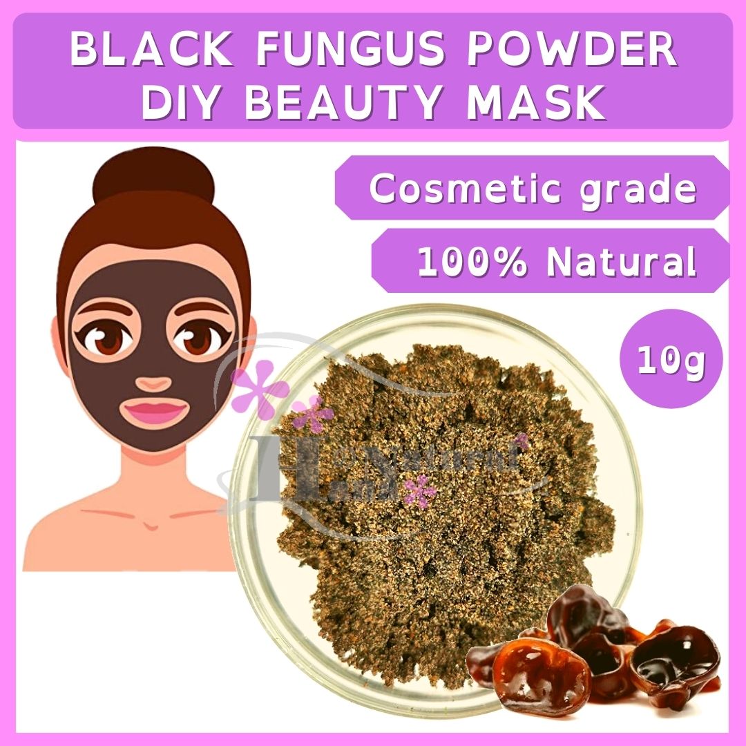 Skincare Serbuk Black Fungus Powder 10g DIY Beauty Facial Mask
