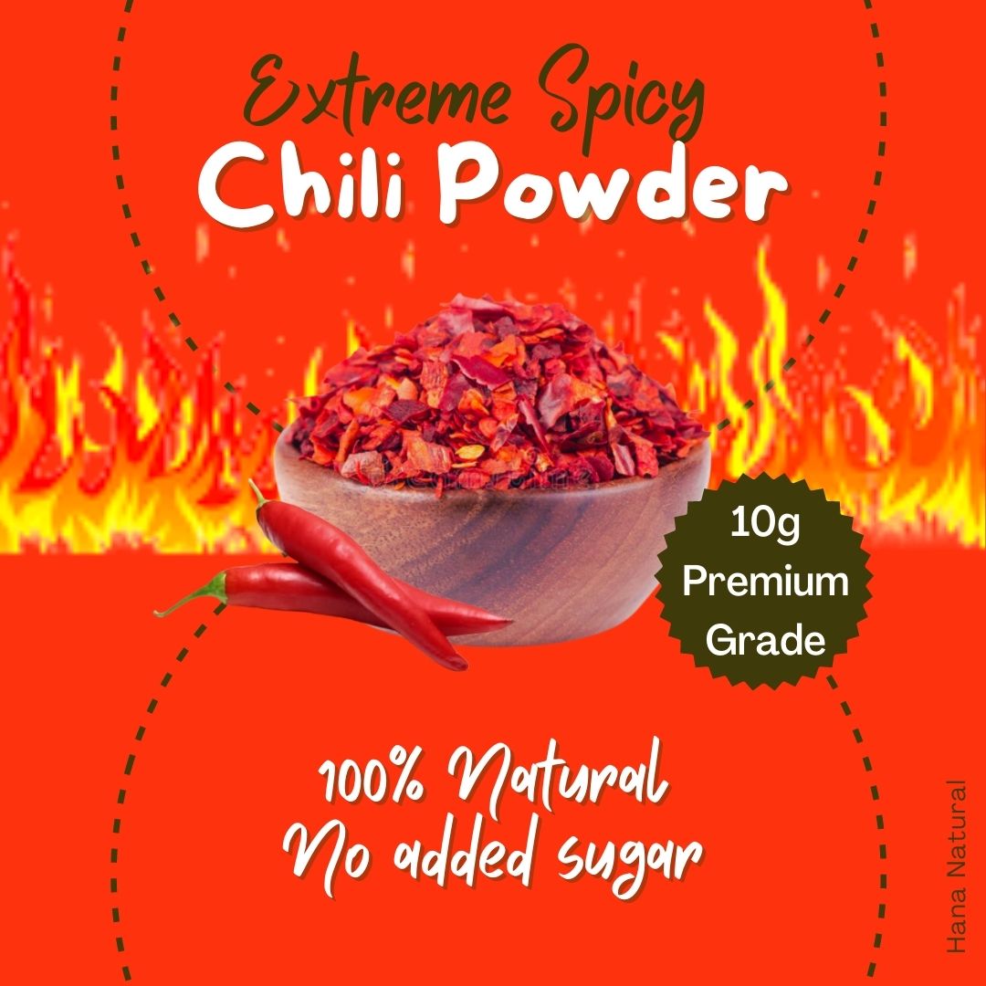 Extreme Hot Spicy Chili Flakes Powder 10g