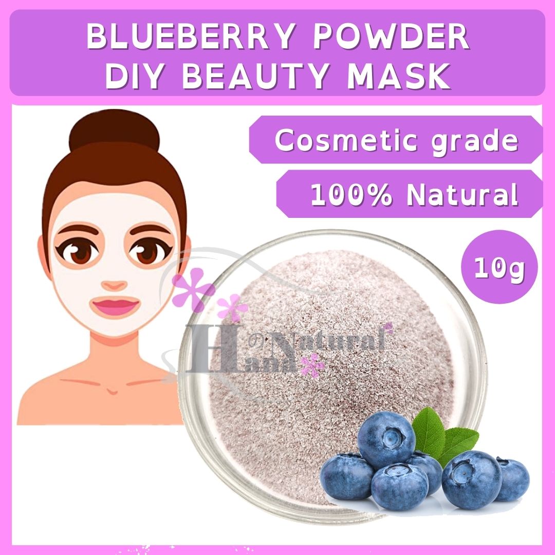 Skincare Serbuk Blueberry Powder 10g DIY Beauty Facial Mask