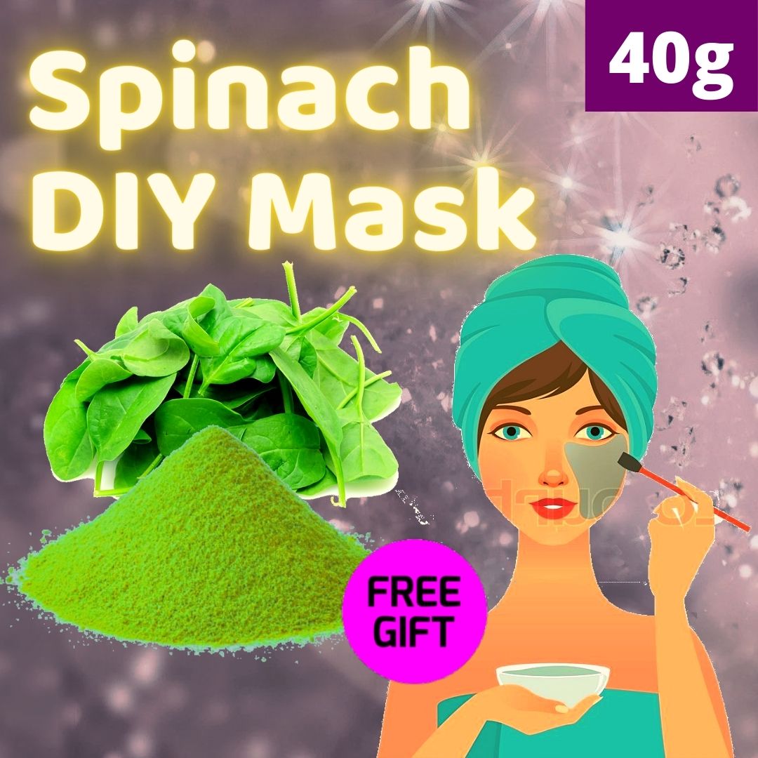 Jelly Spinach Powder DIY Face Beauty Cold Mask Packs 40g